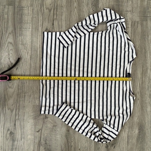 Saint James for J Crew Striped 3/4 Sleeve Top - Picture 8 of 9